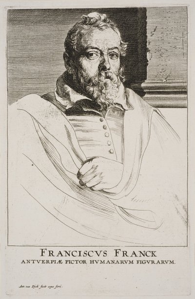 Portrett av Frans Francken av Anthony van Dyck