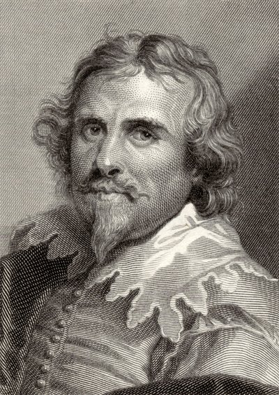 Portrett av Daniel Mytens (ca. 1590-1648) gravert av Edward Smith (gravering) av Anthony van Dyck