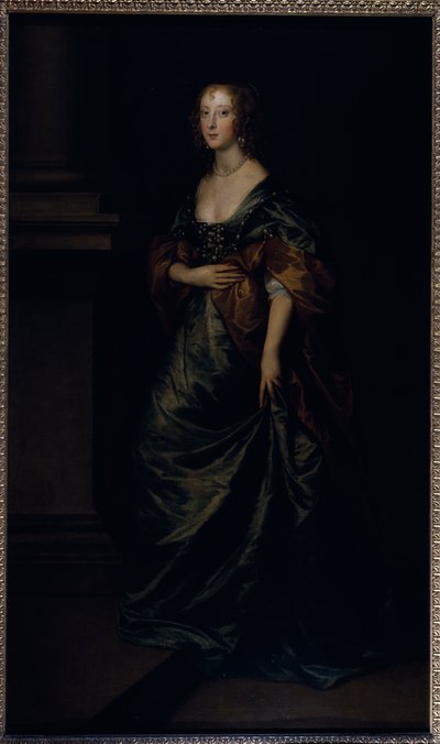 Portrett av Elizabeth Cecil, grevinne av Devonshire, ca. 1639 (olje på lerret) av Anthony van Dyck