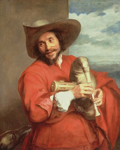 Portrett av Francois Langlois (1589-1647) ca. 1637 av Anthony van Dyck