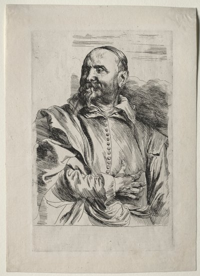 Portrett av Jan Snellinx. av Anthony van Dyck