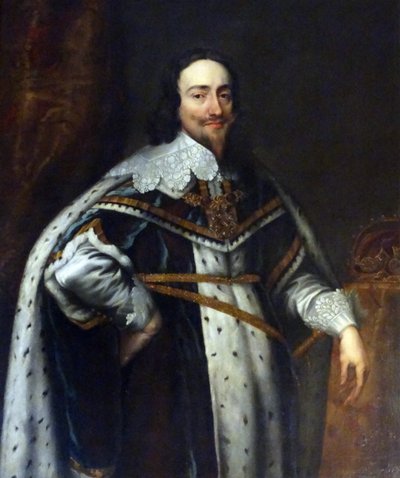 Portrett av kong Charles I av England (olje på lerret) av Anthony van Dyck