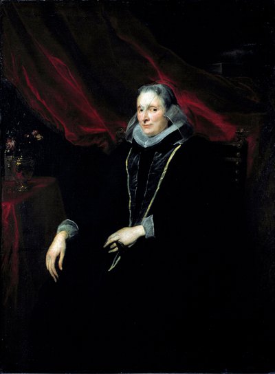 Portrett av Luigia Cattaneo Gentile-maleri av Antonie Van Dyck (1599-1641) 1621 rundt søndag. 147x112 cm Strasbourg, Musee des Beaux Arts av Anthony van Dyck