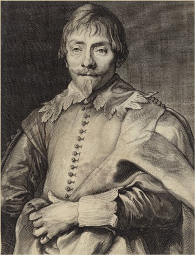 Portrett av Willem Hondius av Anthony van Dyck