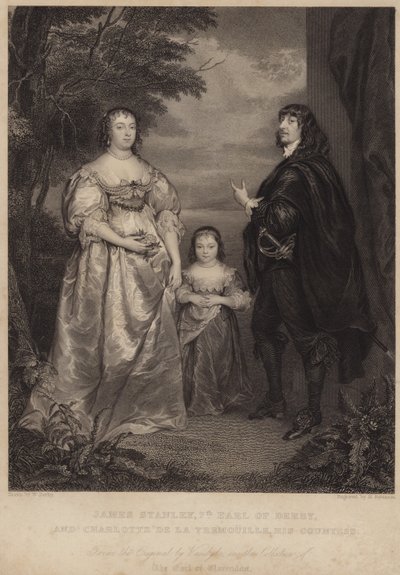 Portrett av jarlen av Derby og grevinnen av Derby av Anthony van Dyck