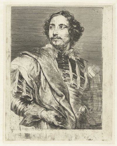 Portrett av Paulus Pontius av Anthony van Dyck