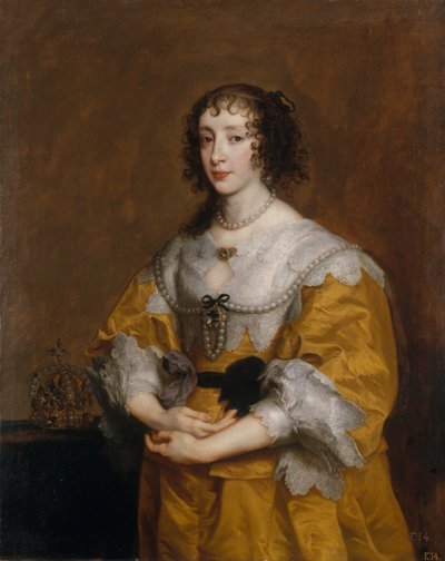 Dronning Henrietta Maria, 1636. av Anthony van Dyck