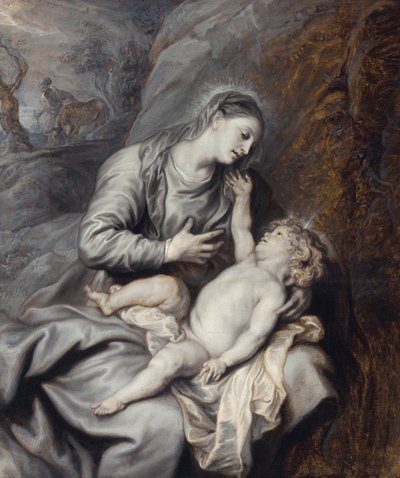 Rest on the Flight into Egypt - The Rest on the Flight into Egypt av Dyck, Sir Anthony van av Anthony van Dyck