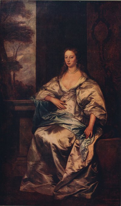 Grevinnen av Southampton, 1640-1641, c1915 av Anthony van Dyck