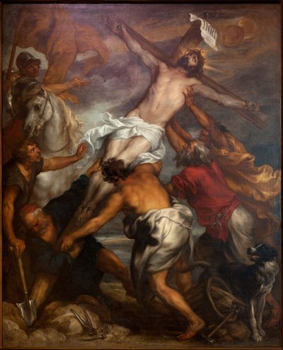 The Elevation of the Cross, før 1631 (olje) av Anthony van Dyck