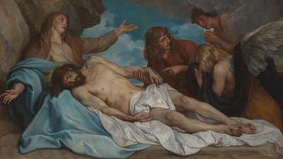 Klagesangen over den døde Kristus av Anthony van Dyck