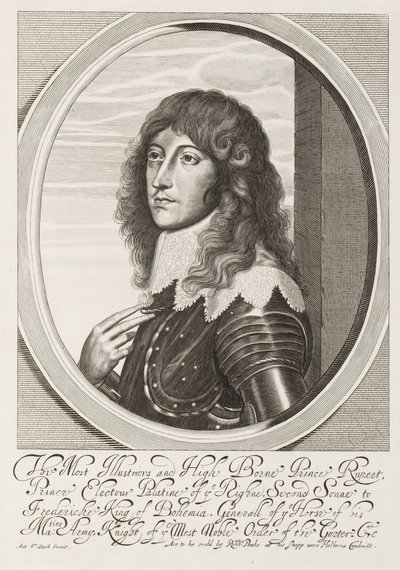?Den mest illustrerte og høybårne prins Rupert?, 1640 ca av Anthony van Dyck