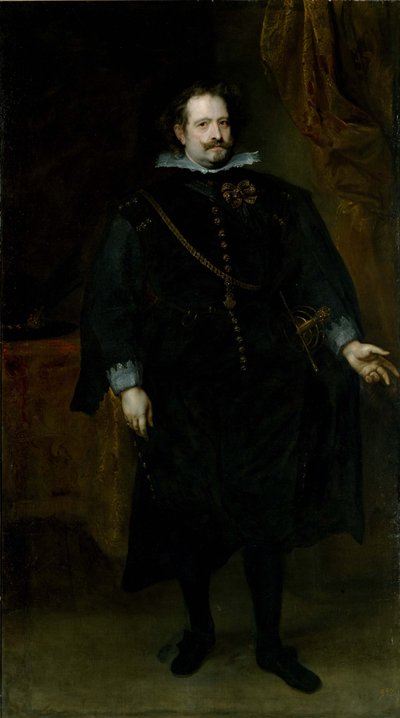 Diego Felipe de Guzman, markis av Leganes av Anthony van Dyck