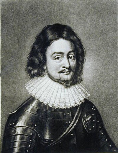 Frederick V (1596-1632) Konge av Böhmen, kurfyrst Palatine av Rhinen, illustrasjon fra Portraits of Characters Illustrious in British History, gravert av Robert Dunkarton (1744-c.1817) (mezzotint) av Anthony van after Dyck
