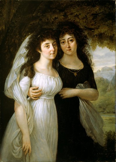 Portrett av Maistre-søstrene av Antoine-Jean Gros