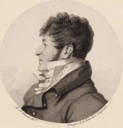 Portrett av komponisten Charles-Henri Plantade 1764-1839, 1806. av Antoine Achille Bourgeois de La Richardiere