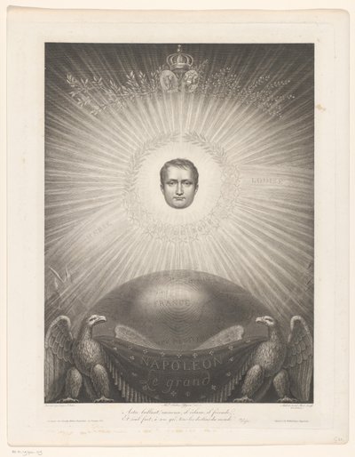Glorifisering av Napoleon Bonaparte av Antoine Aubert