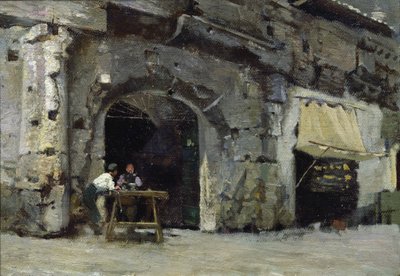 Roma, mørke butikker av Antoine Auguste Ernest Herbert or Hebert