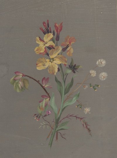Blomsterdesign, ca. 1820. av Antoine Berjon