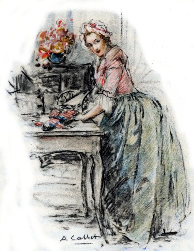 Portrett av Charlotte av Antoine Calbet