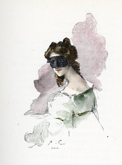 Portrett av en mystisk elskerinne til Napoleon I besøkte rundt 1803 og fikk kallenavnet damen til Saint-Cloud av Antoine Calbet