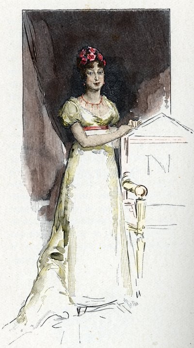 Portrett av impressen Marie Louise av Østerrike (Marie-Louise) av Antoine Calbet