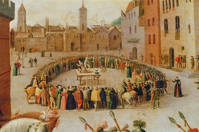 Henrettelsen av Sir Thomas More i 1535 av Antoine Caron