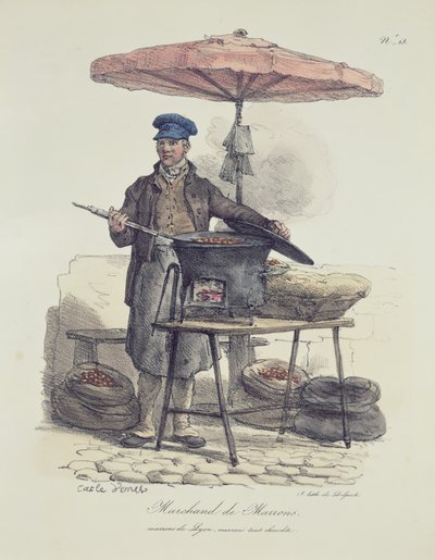Kastanjeselger av Antoine Charles Horace Vernet