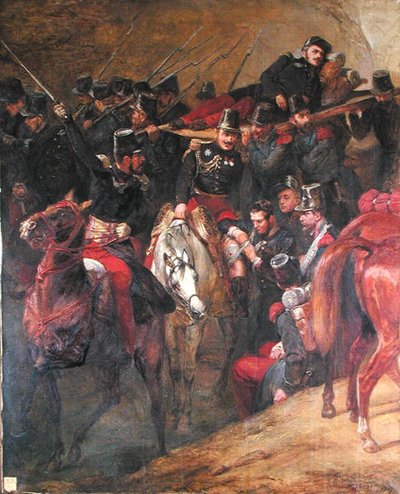 Angrepet på Muzayah av Antoine Charles Horace Vernet