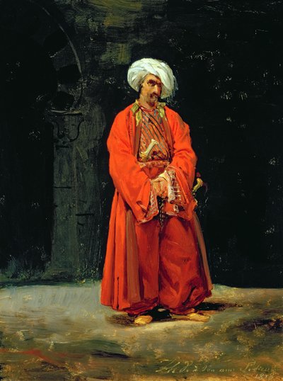 Portrett av en orientaler, 1818 av Antoine Charles Horace Vernet
