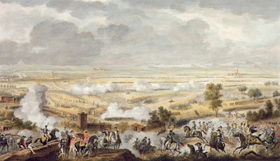 Slaget ved Marengo, 23. Prairial, år 8 (12. juni 1800) gravert av Jean Duplessi-Bertaux (1747-1819) (akvatint) av Antoine Charles Horace Vernet