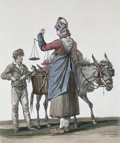 Kirsebærselgeren av Antoine Charles Horace Vernet