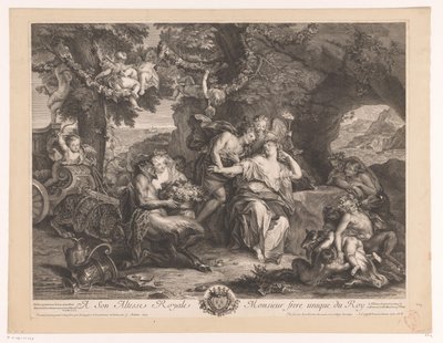 Bacchus og Ariadne av Antoine Coypel