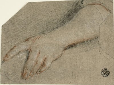 Håndpeking og underarm av Antoine Coypel