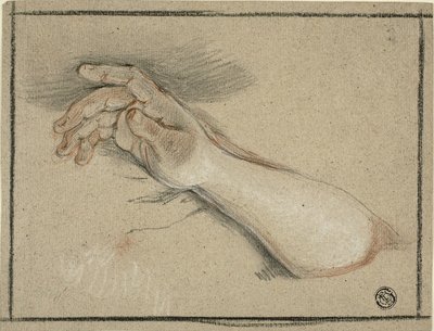 Hånd og underarm av Antoine Coypel