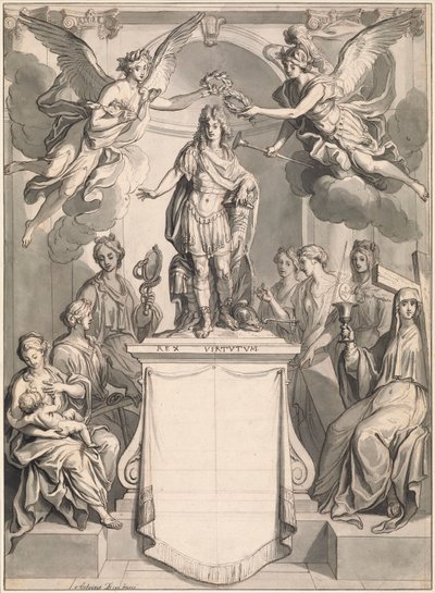 Design for en frontispice av Antoine Dieu