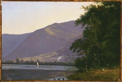 Utsikt over Nemisjøen av Antoine Fèlix Boisselier
