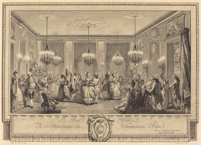 Det virker for dem av Antoine Jean Duclos after Augustin de Saint Aubin