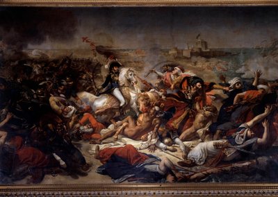 Kampanje (ekspedisjon) av Egypt (1798-1801): Joachim Murat (1767-1815) under slaget ved Aboukir 25. juli av Antoine Jean Gros