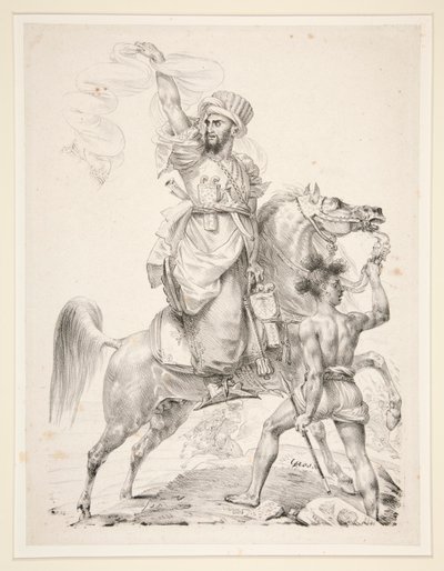 Sjef for mamelukkene til hest av Antoine Jean Gros