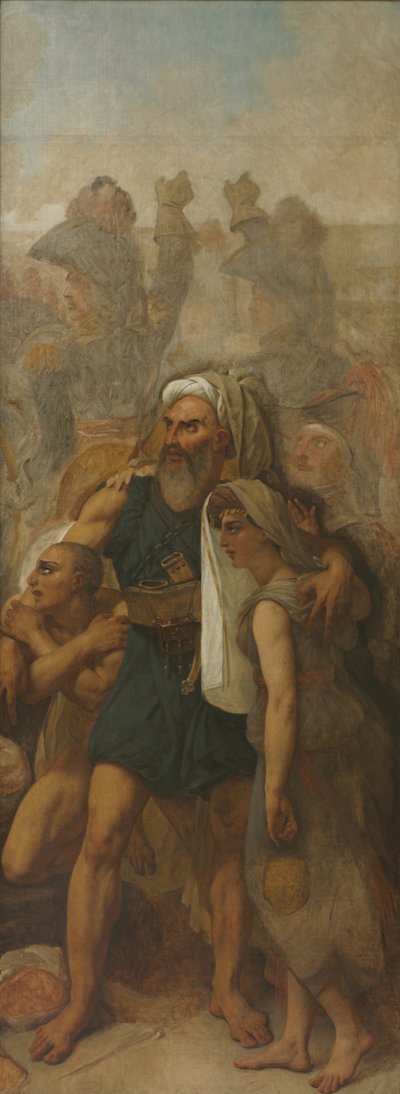 Egyptisk familie av Antoine Jean Gros