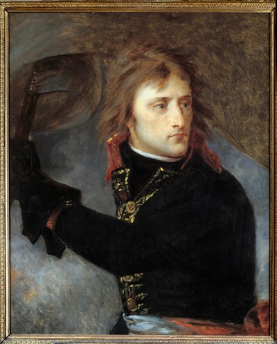 Portrett av Bonaparte (1769 - 1821) ved broen til Arcole 16. november av Antoine Jean Gros