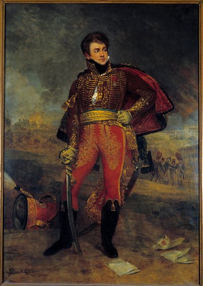 Portrett av general grev Francois Fournier Sarloveze (1773-1827) Maleri av Antoine Jean Gros (1771-1835) av Antoine Jean Gros