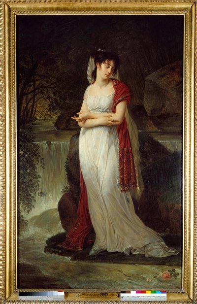 Posthumt portrett av Christine Boyer (1776-1800) Første kvinne av Lucien Bonaparte Maleri av Antoine Jean Gros (1771-1835) Søn fra 1800-tallet. 2,14x1,34 m. av Antoine Jean Gros