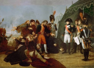 Capitulation of Madrid, 4. desember 1808 av Antoine Jean Gros