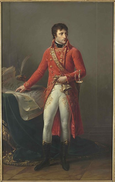 Napoleon Bonaparte som første konsul i Frankrike, 1803. av Antoine Jean Gros Baron
