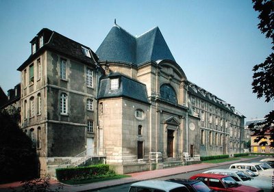 Utvendig utsikt over kapellet til Hopital Port-Royal, 1646 av Antoine Le Pautre
