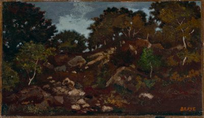 Steiner i Fontainebleau-skogen av Antoine Louis Barye