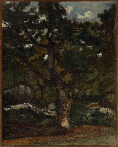Lott i Fontainebleau-skogen av Antoine Louis Barye