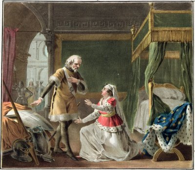Den heroiske hengivenheten til Marguerite av Provence (1219-95) 1787 av Antoine Louis Francois Sergent-Marceau
